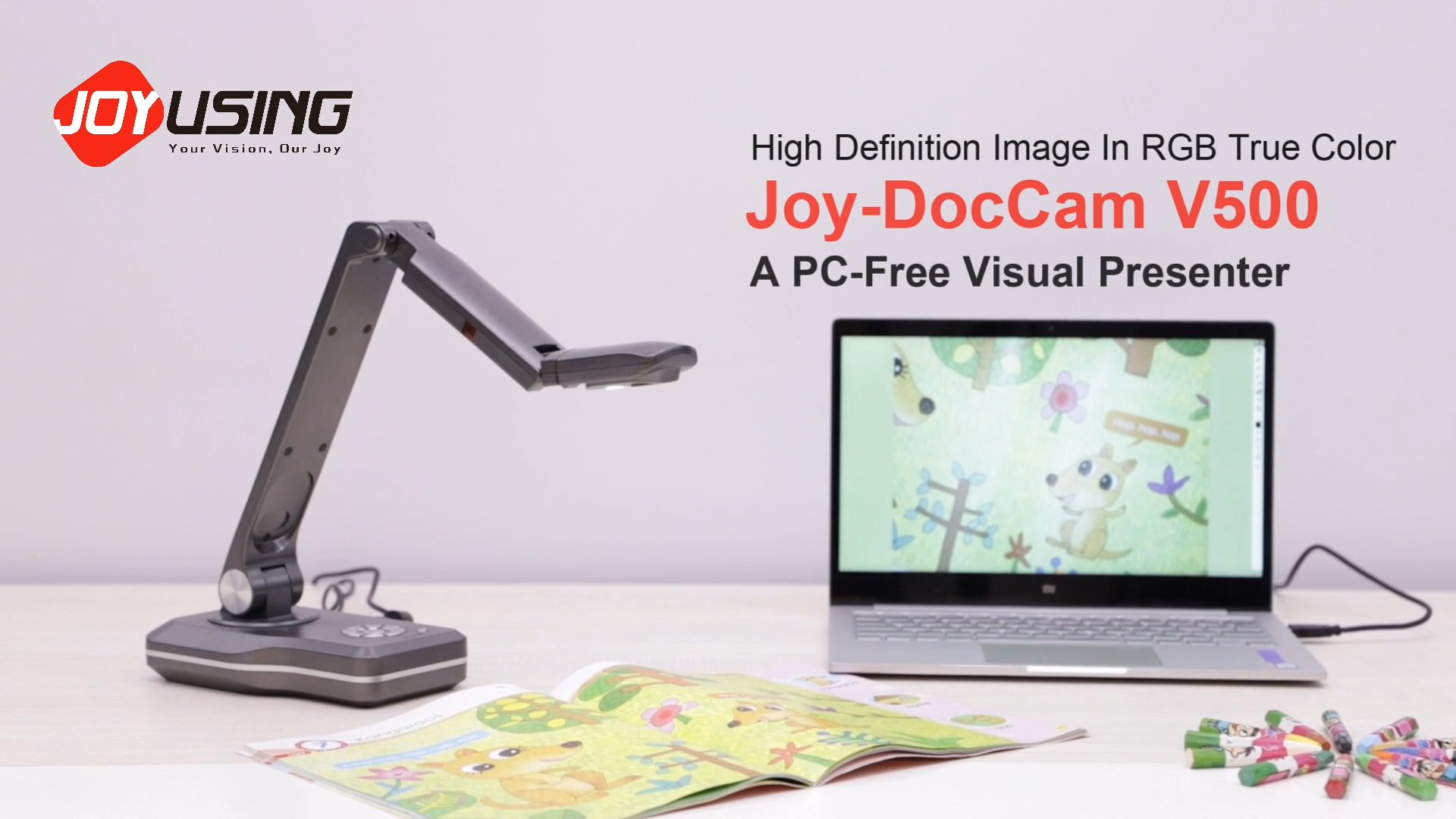 Joy Doccam V500文档摄像机用于教室和会议