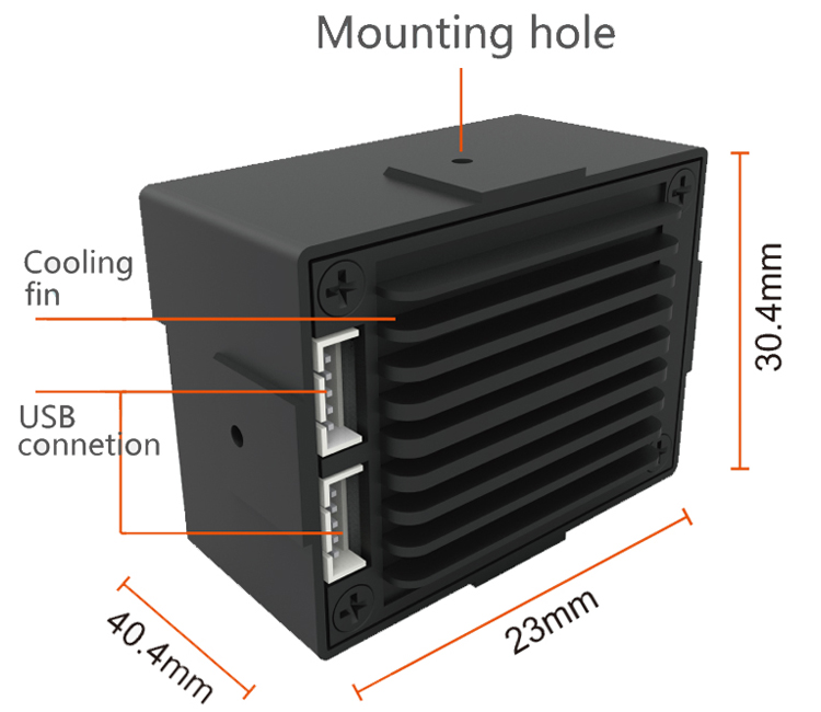 面部识别摄像机在体内示意图