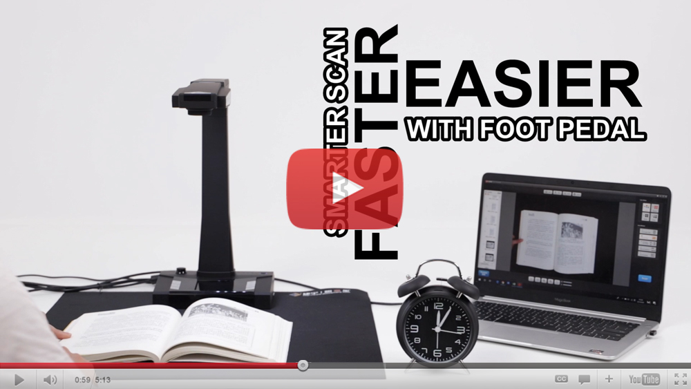 Portable Book Scanner 便携式书籍扫描仪